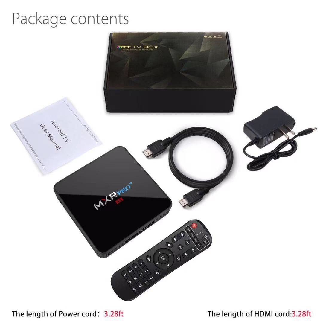 New android 10.0 Smart TV BOX Rockchip RK3318 MXR PRO PLUS tv box 4G 32G hd new set top box