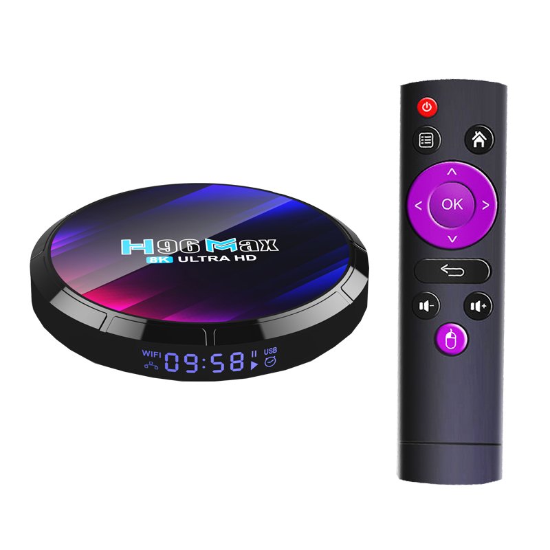 TV Box Android 4K 2024 Streaming Rockchip RK3528 2.4G&5G Wifi IPTV Set Top Box H96 Max