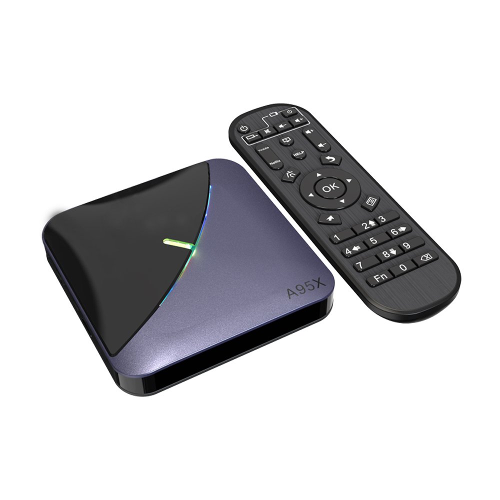 new Amlogic A95X F3 Air S905X3 RGB Light 2019 Smart TV Box 4GB RAM 64GB ROM Android 9.0 Set top Box