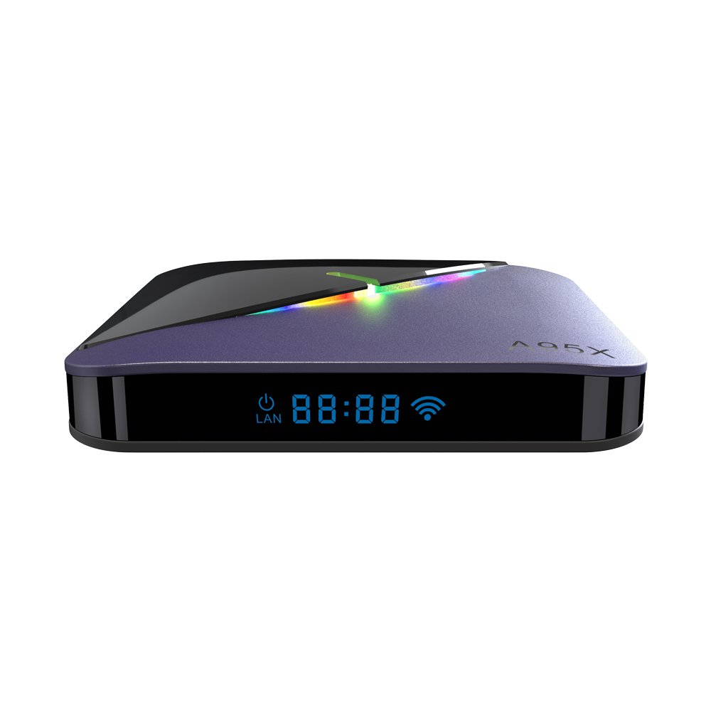 new Amlogic A95X F3 Air S905X3 RGB Light 2019 Smart TV Box 4GB RAM 64GB ROM Android 9.0 Set top Box