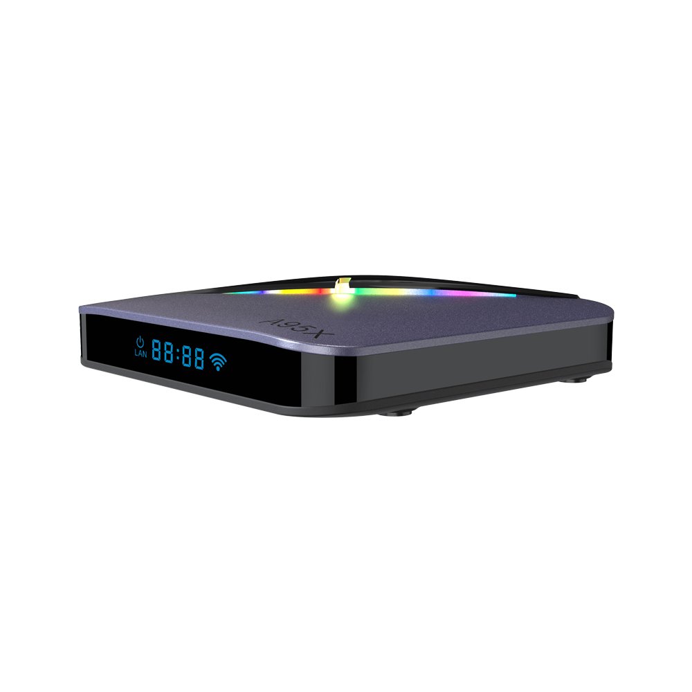 new Amlogic A95X F3 Air S905X3 RGB Light 2019 Smart TV Box 4GB RAM 64GB ROM Android 9.0 Set top Box