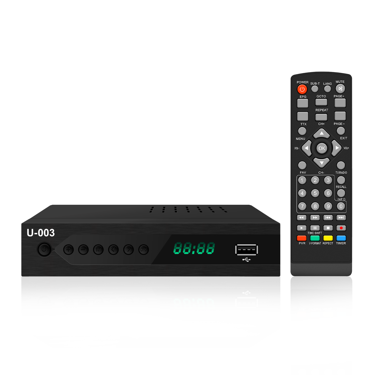 ATSC Compliant For North America Terrestrial TV Receiver HD 1080P MPEG4 AVC H.264 ATSC Tuner Set Top Box