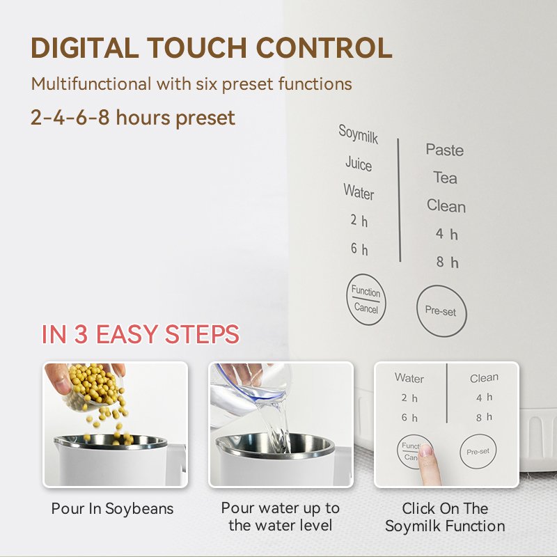 Homemade Almond Oat Coconut Soy cooking Blender portable Nut Milk Maker multifunction soy milk maker