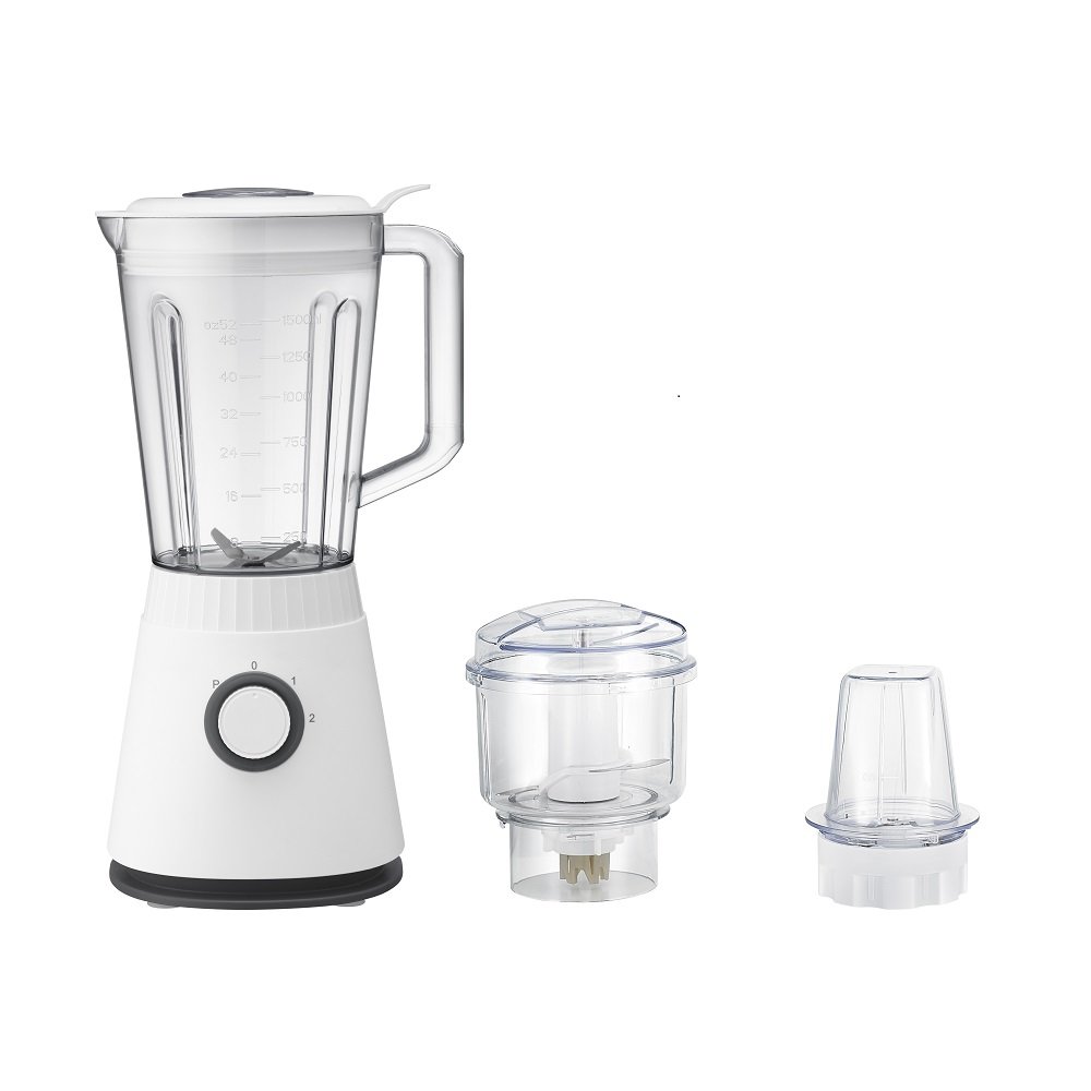 Countertop Blender Plastic Tabletop Smoothies Food Chopping Coffee Grinder Blender Electric Household Knob 600W Stainless Steel