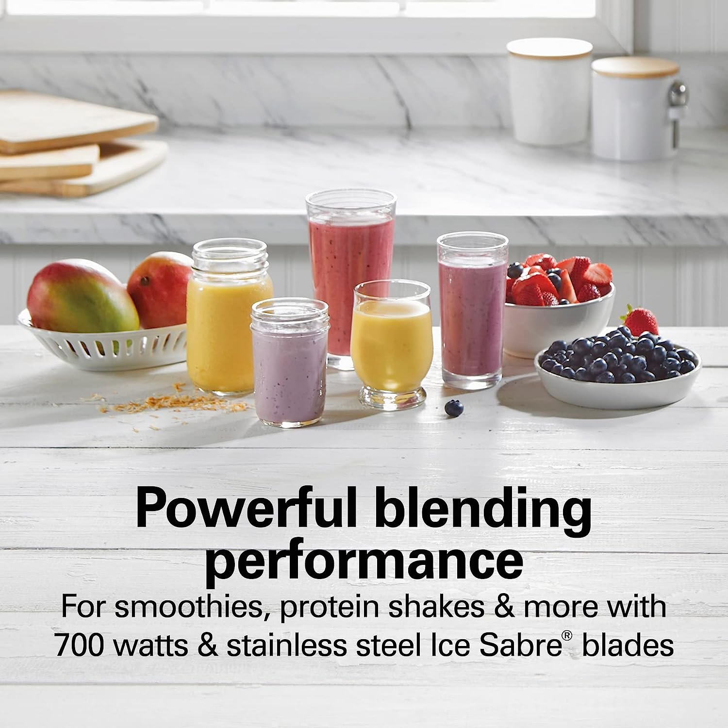 Power Elite Wave Action Blender: Black, 40 ounce glass jar, 12 functions, puree, crush ice, and shakes and smoothies
