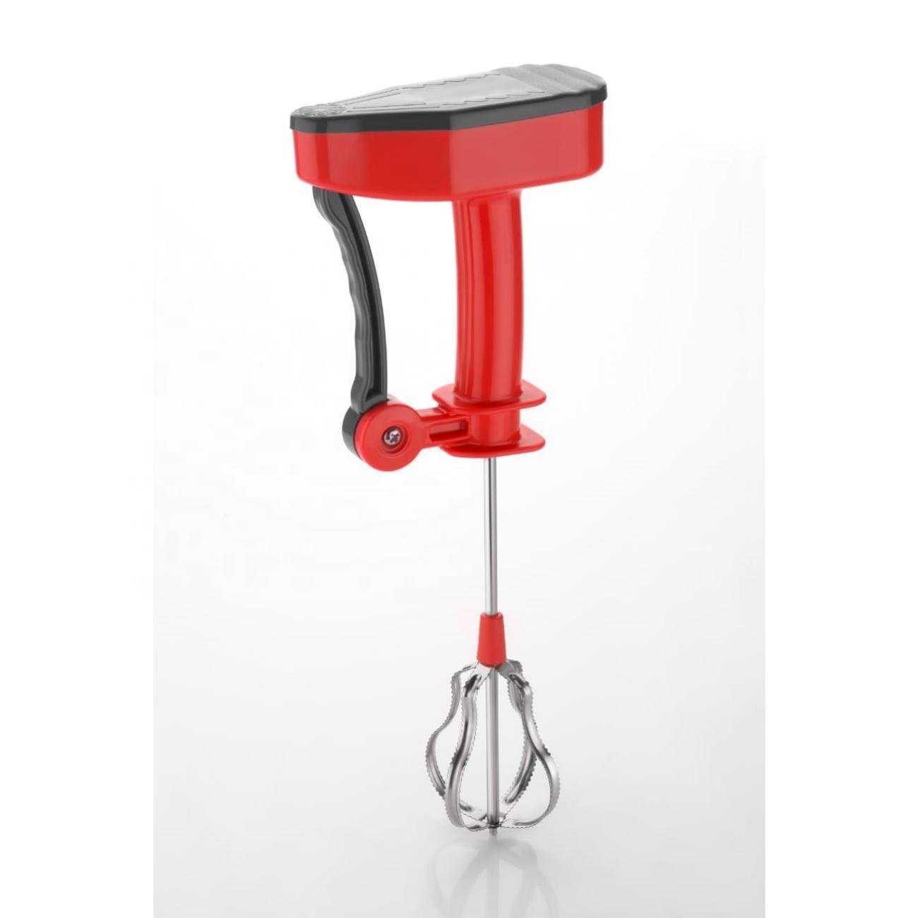 Handheld Stainless Steel Plastic Blender for Household Use Making Egg Lassi Milkshakes Manual Power Source Car Outdoor Hotel Use