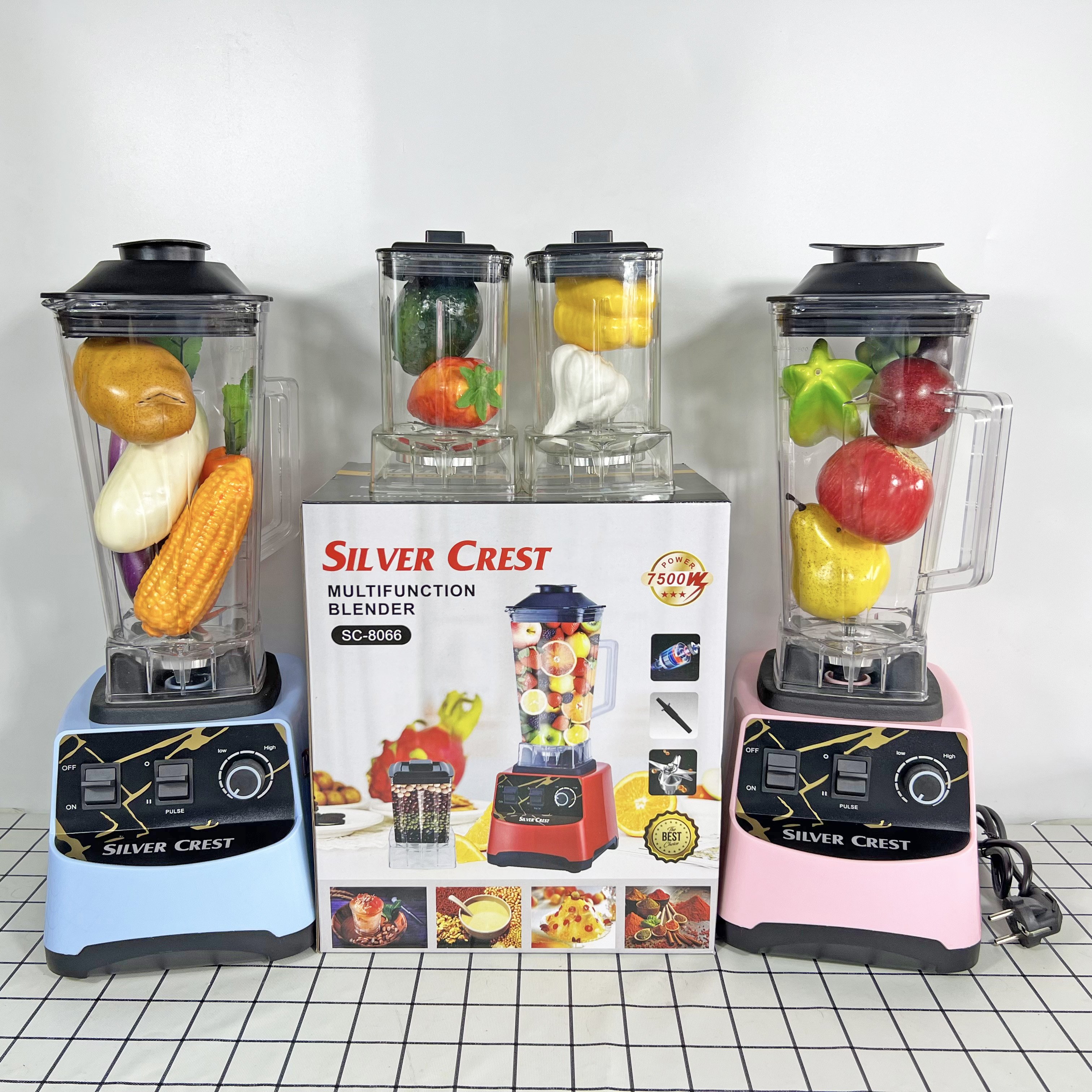 Lowest price high quality portable juicer 7500w SC-8066 silver crest blender
