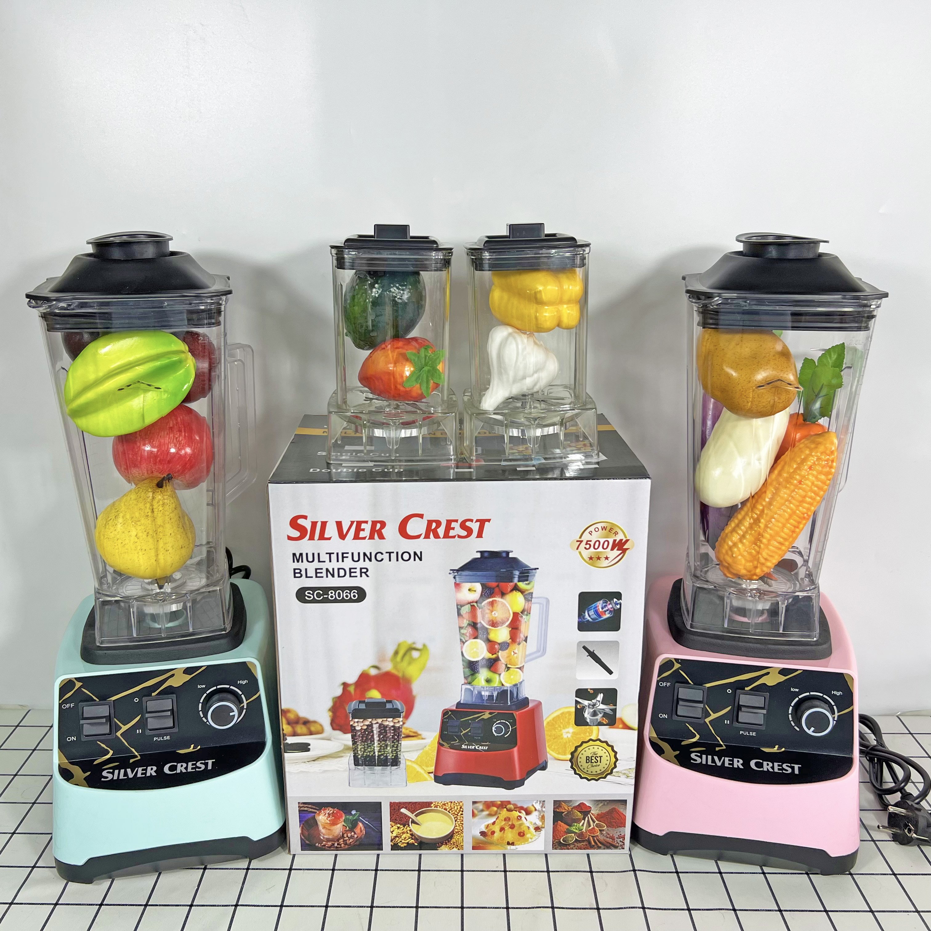 Lowest price high quality portable juicer 7500w SC-8066 silver crest blender