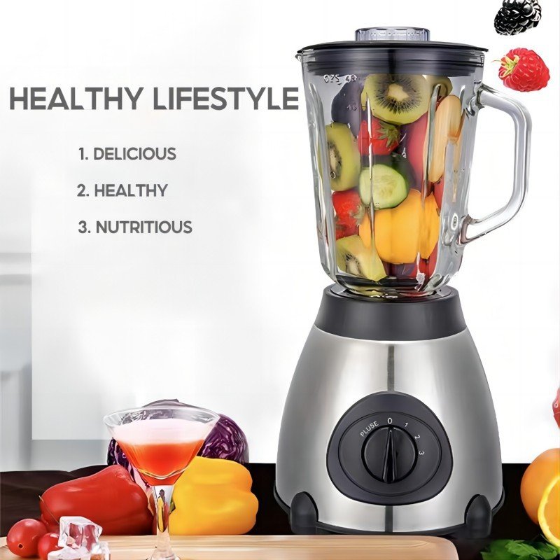 2 In 1 Blenders & Drinks Makers 850w 5 Speed Juicer With Stainless Steel Jar Electric Food Mixer Blender
