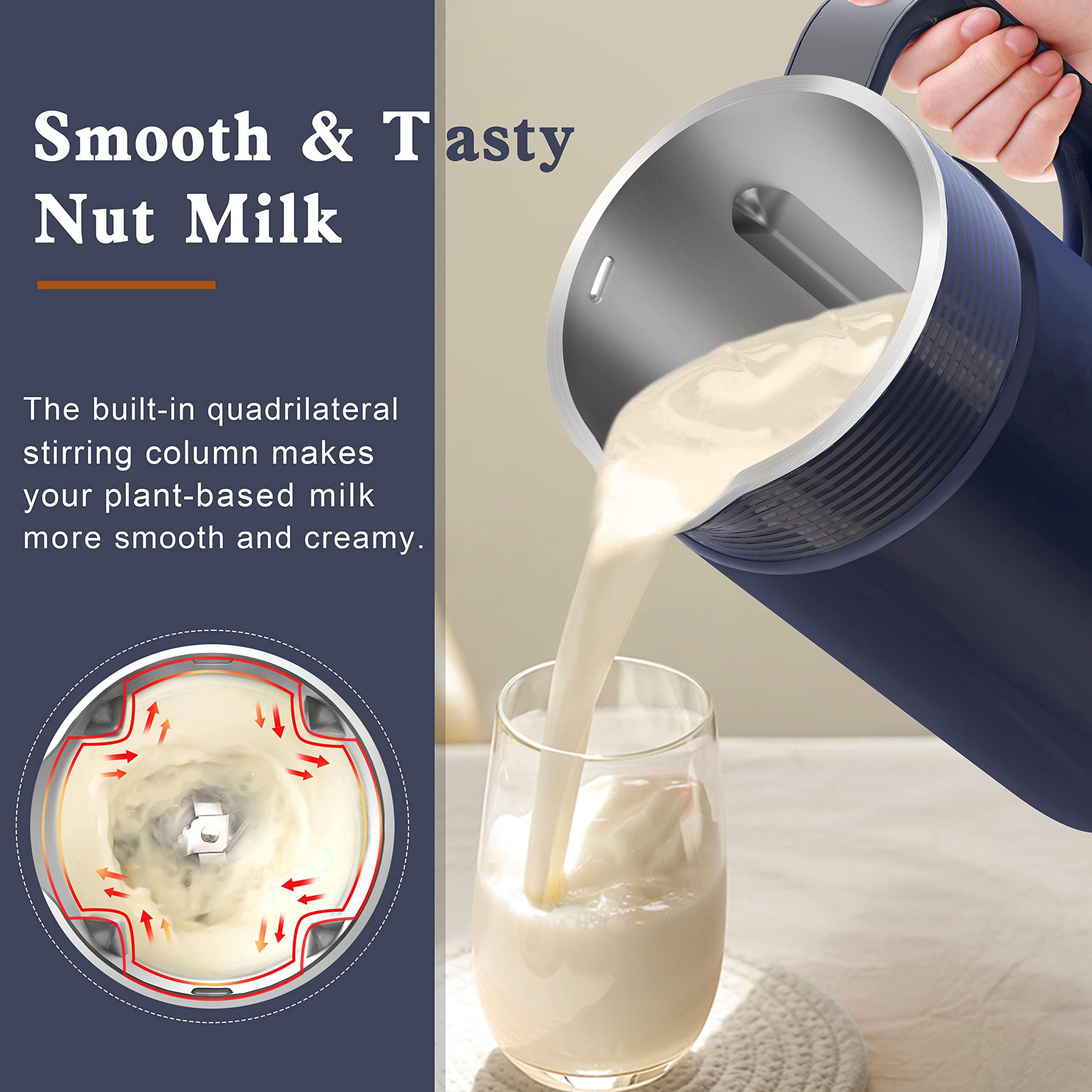 Portable Soy Milk Machine 6 Functions Juicer Maker Free Filtering Self Cleaning blender Mini Soybean Milk Maker