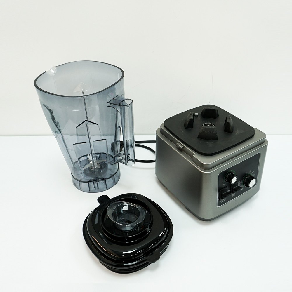 8L Commercial ANS-1680B 110V Grey Blender Professional Multi-function Food Blender