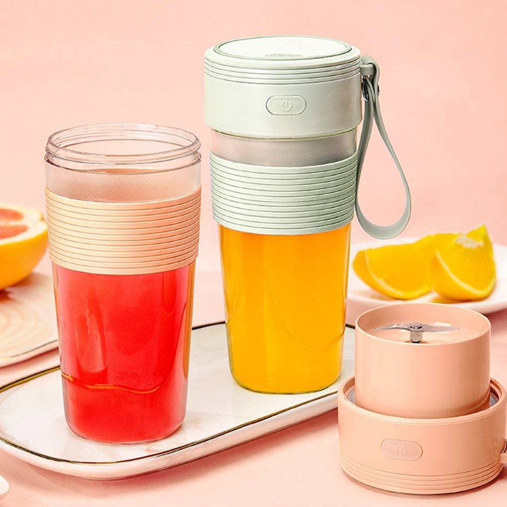 300ML USB Rechargeable Blender And Juicer Mini Fruit Blender Portable Juicer Mixer