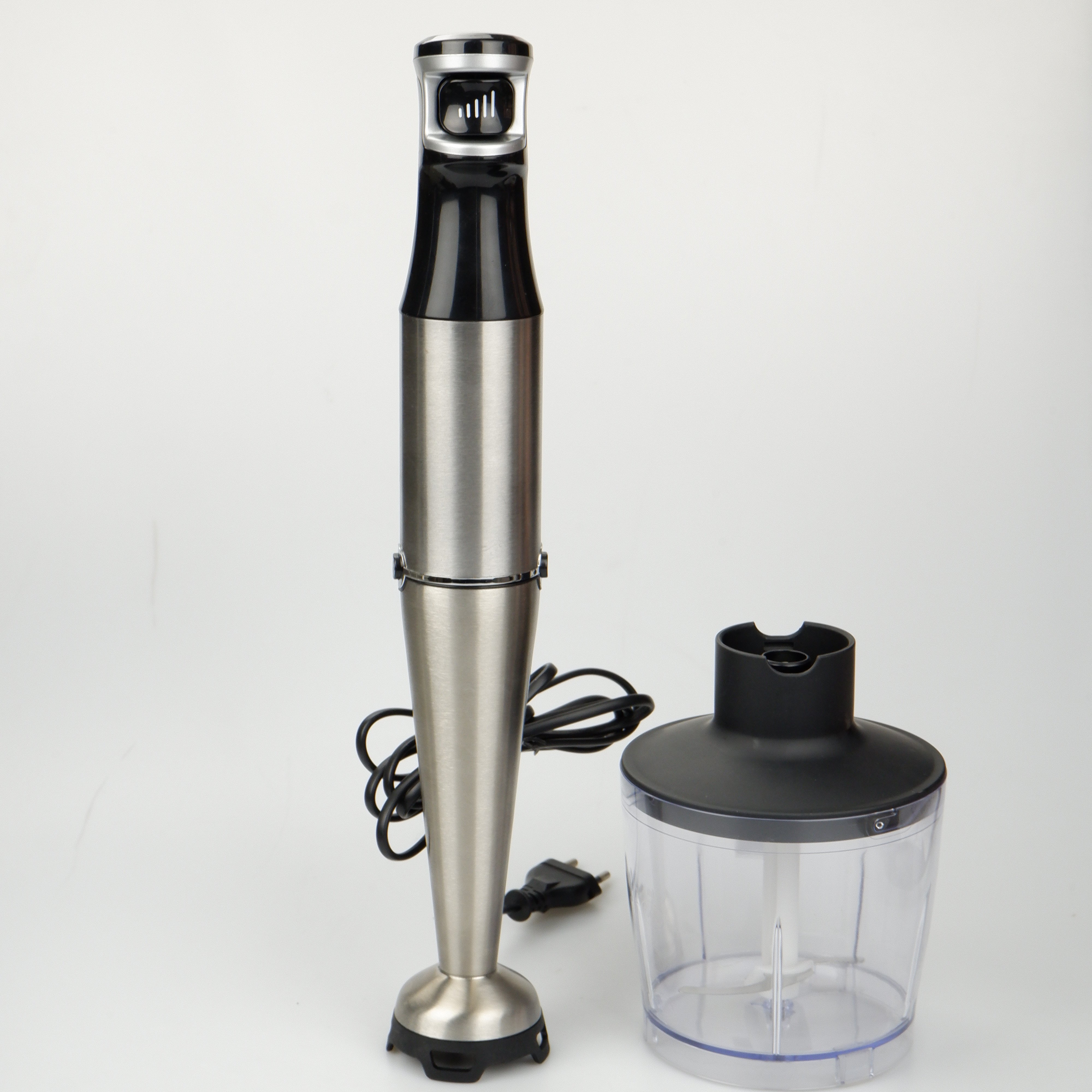 Blender 4 in 1 Household Smart Variable Speed Electric Blender Beauty Immersion Hand blender with Measure Cup, Chopper, Whisk