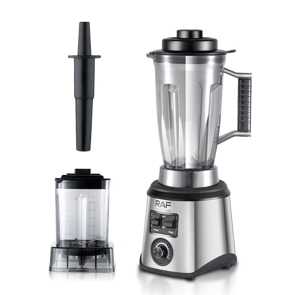 RAF New 2L Stainless Steel Blender Smoothie Kitchen Ice Crusher Soya Bean Blender 6 blades Electric Smoothie Blender