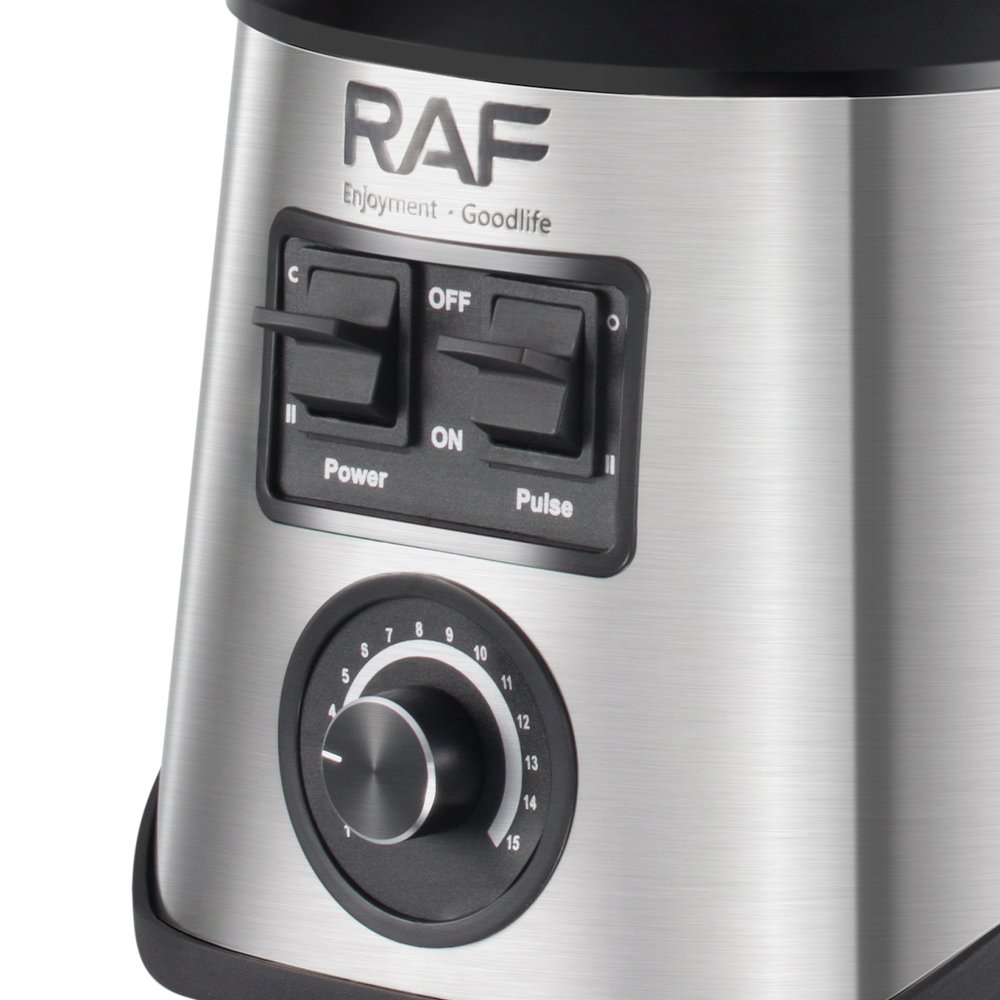 RAF New 2L Stainless Steel Blender Smoothie Kitchen Ice Crusher Soya Bean Blender 6 blades Electric Smoothie Blender