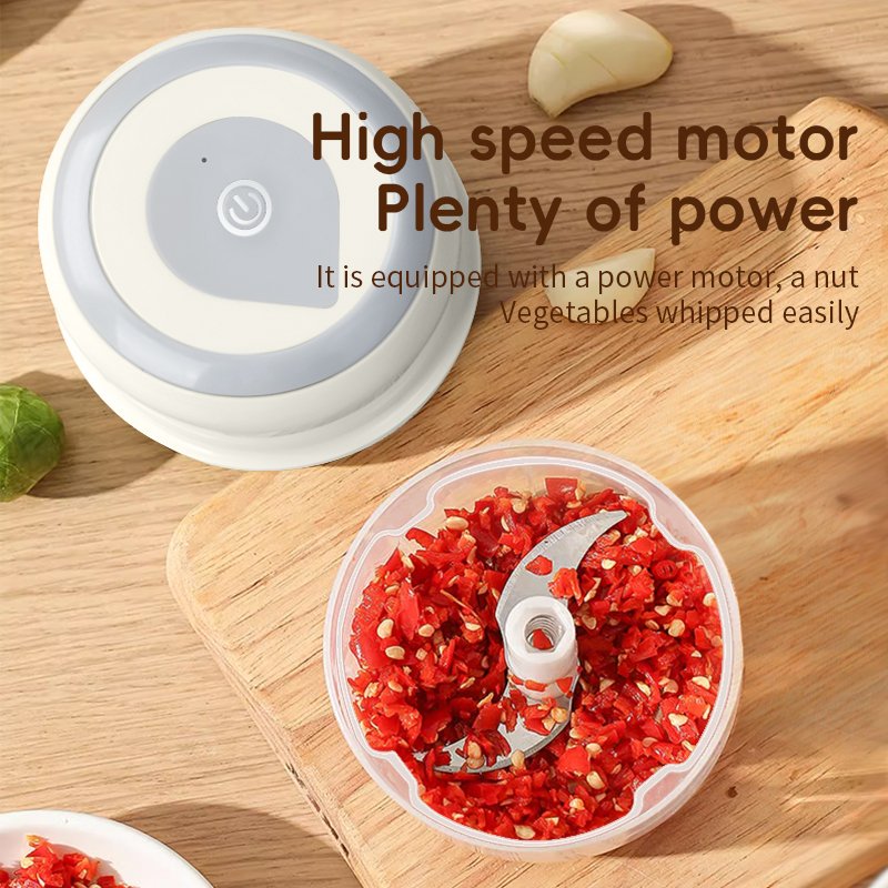 Multipurpose Vegetable Ginger Onion Garlic Blender Chopper Premium Automatic Wireless Mini Electric Garlic Press Crusher