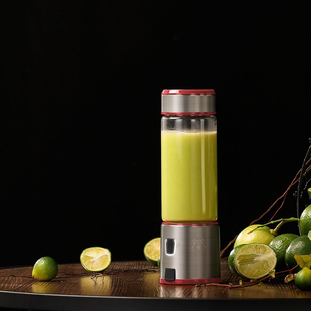 Classic color usb portable smoothie blender juicer with 6 blades blender juicer portable battery mini blender