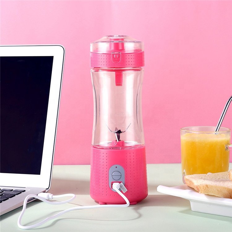 portable blender stainless steel travel mug 380ml smoothie maker juicer cup