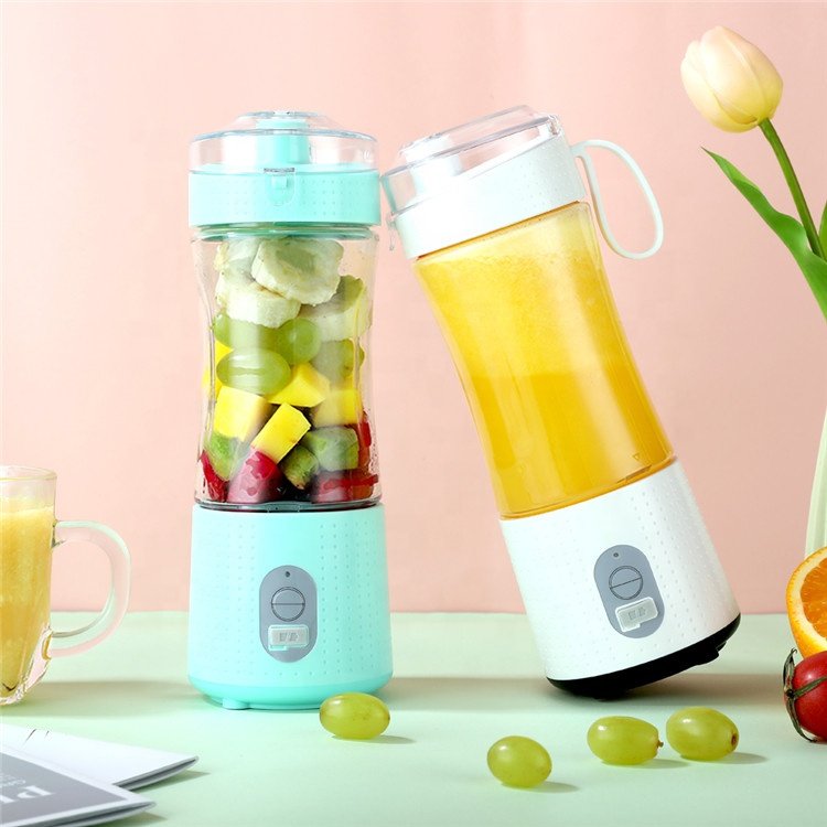 portable blender stainless steel travel mug 380ml smoothie maker juicer cup