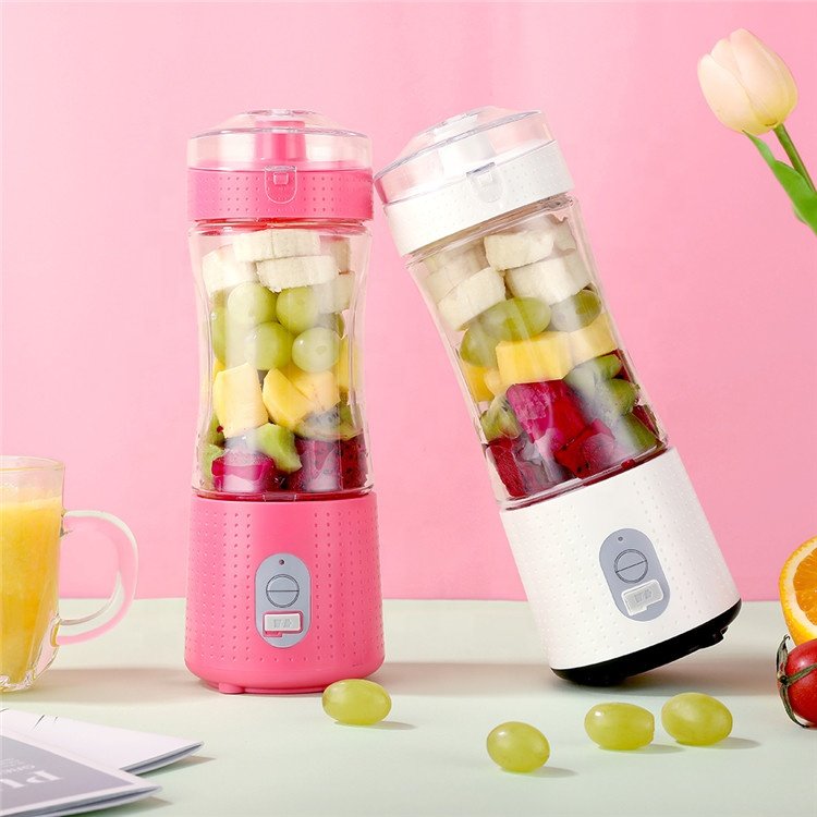 portable blender stainless steel travel mug 380ml smoothie maker juicer cup