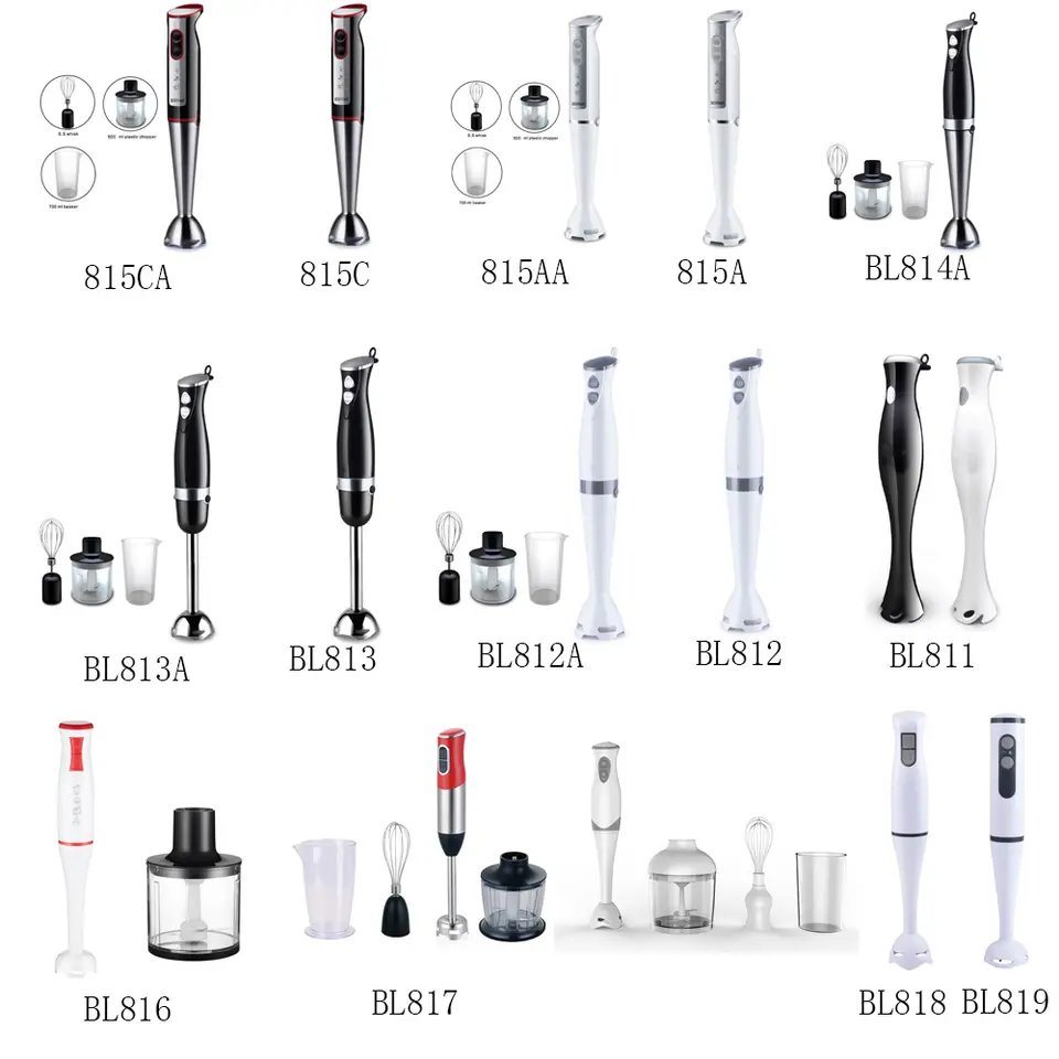 Kitchen Appliance Mixing Hand Stick Immersion Blender Beaker Whisk Electric Hand Blender