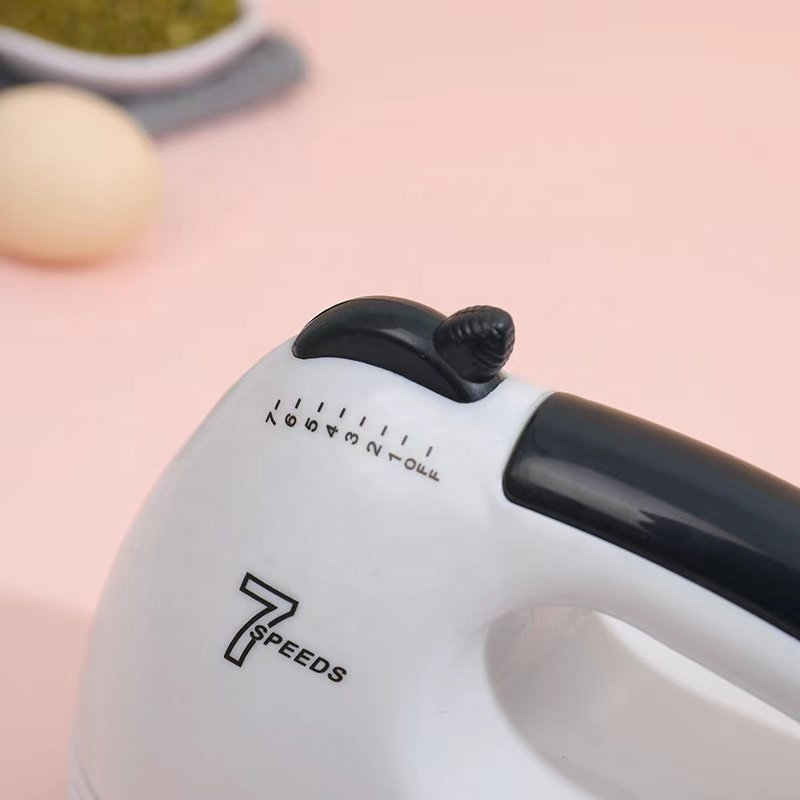 Hand Mixer 150W Mini Handheld Cream Blender Egg Beater Cheap Electric 7 Speed Variable Speed Plastic OEM Food Process 0.95kg