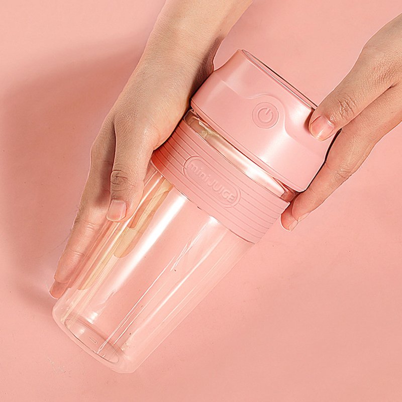 USB Mini Protein Blender Rechargeable Portable Mini Juicer Blender with Single Stainless Steel Blades