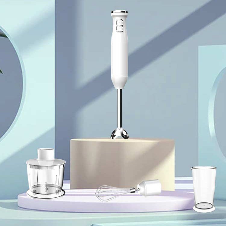 KUFU Factory Wholesale Manual Hand Blender 4 in 1 Stick Blender Vegetable Chopper Commercial Hand Blender