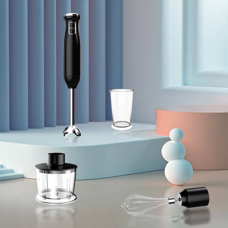 KUFU Factory Wholesale Manual Hand Blender 4 in 1 Stick Blender Vegetable Chopper Commercial Hand Blender