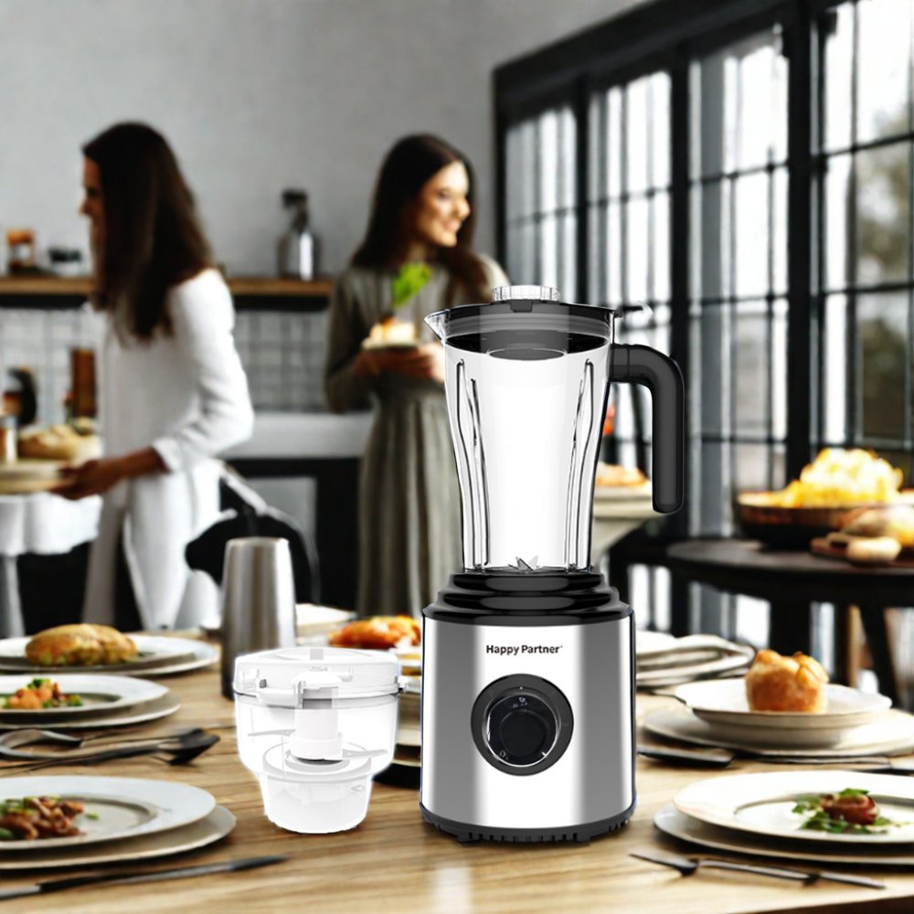 Happy Partner 4 in 1 Electric Blender and Juicer Kitchen Appliances for Mincing Meat Partners in the Kitchen