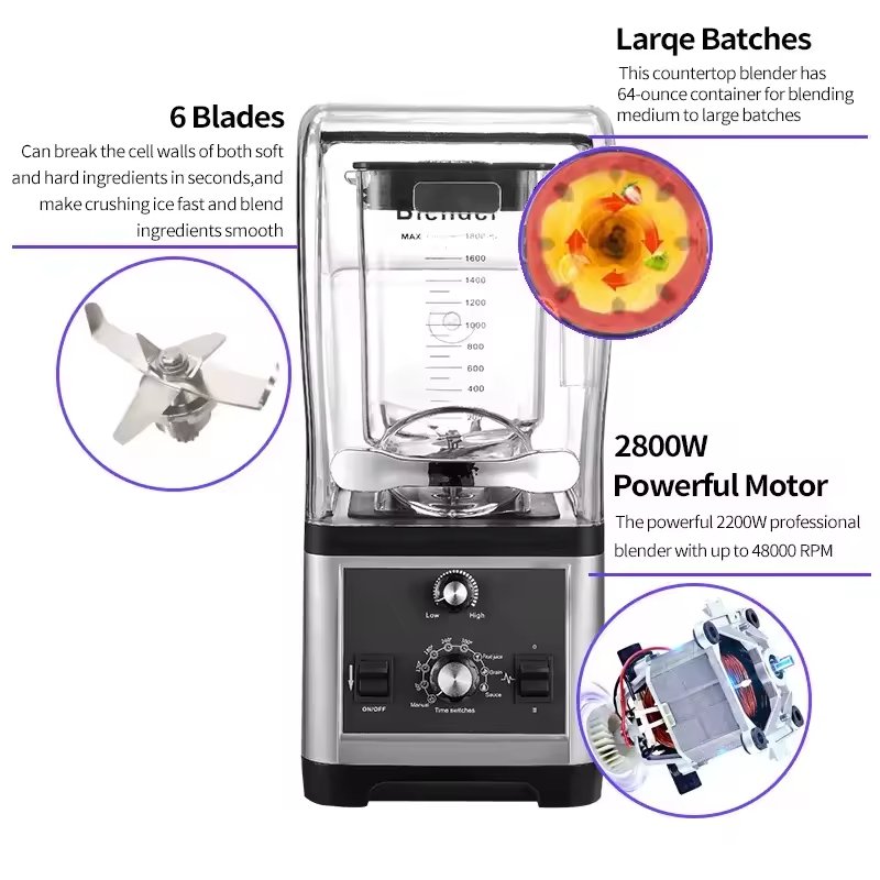 Full Copper Motor Citrus Stand Mixer ANS-2180C EN 220V Portable Juice Blenders With Turbo Function binatone blender