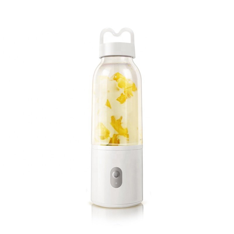 500ml White Slick Rechargeable Portable Blender Daily Juice Bottle Dropshipping