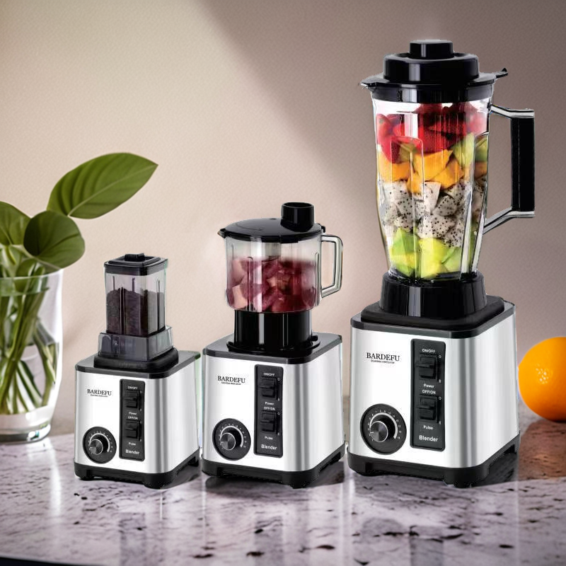 New 6 In 1 3L 9500W Heavy Duty Multifunctional Blender and Juicer Commercial or Home EU UK Smoothie Blender Mixer Machine