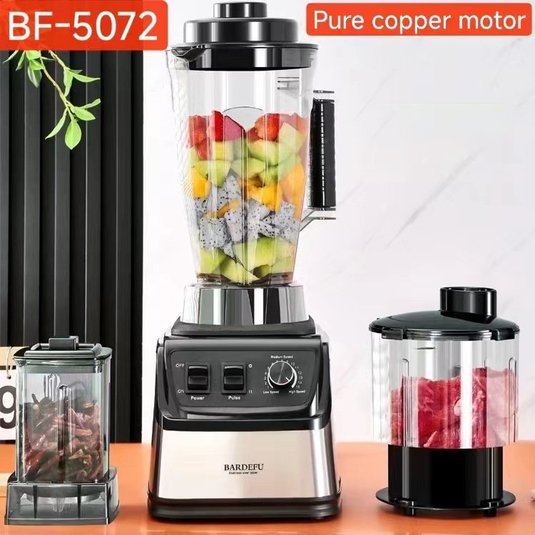 New 6 In 1 3L 9500W Heavy Duty Multifunctional Blender and Juicer Commercial or Home EU UK Smoothie Blender Mixer Machine