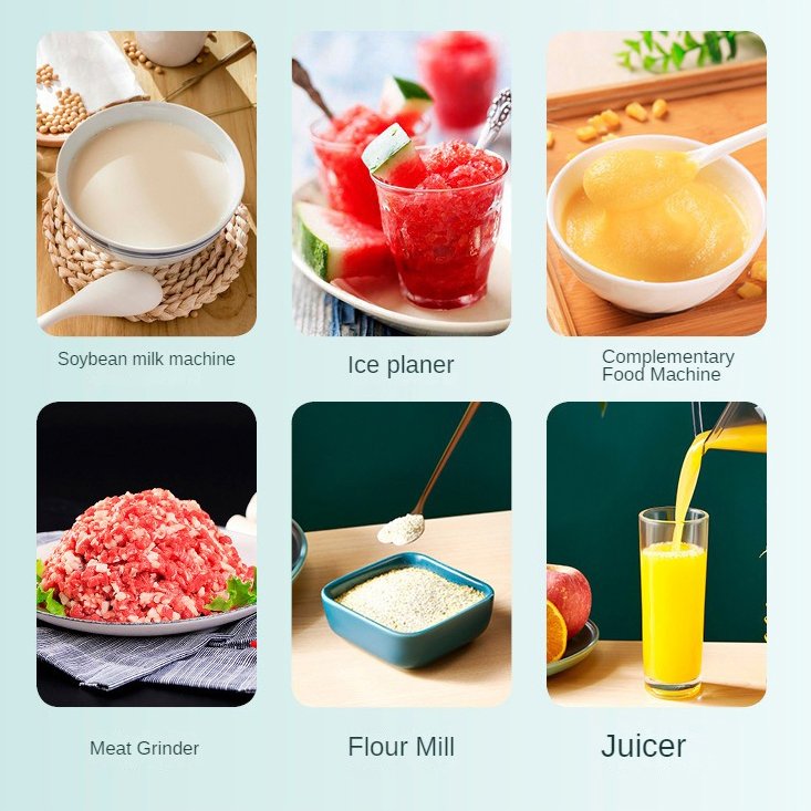 Kitchen Multifunction 3 In 1 Juicer Blenders Mixer Mixeur Bardefu Electric Blender