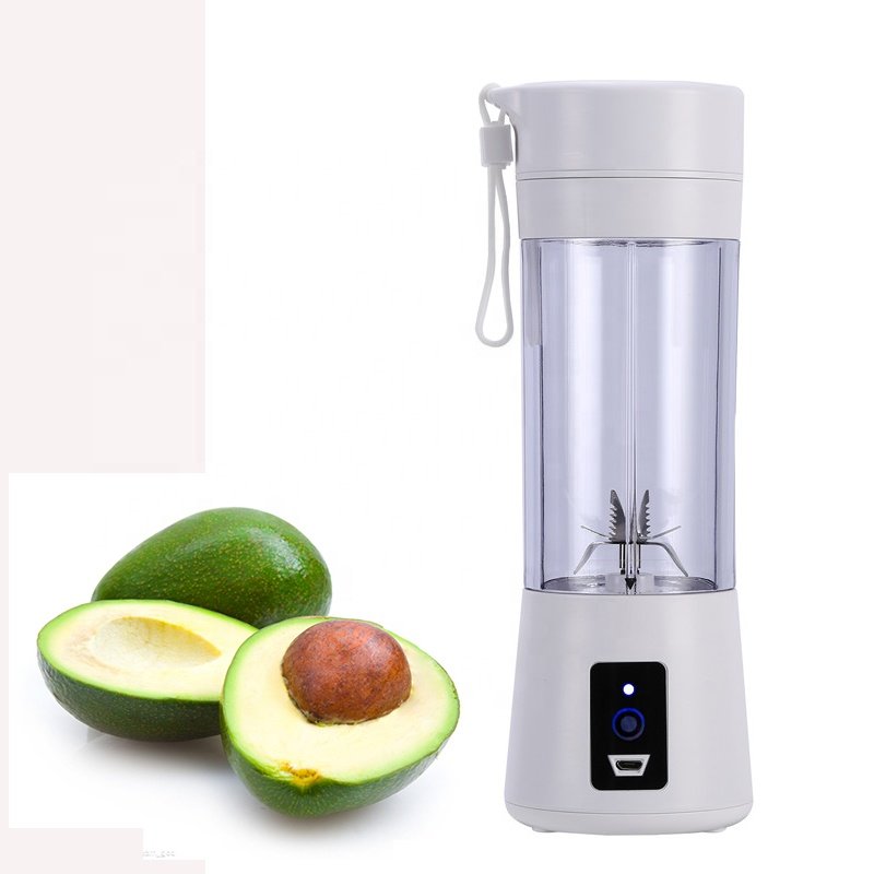 USB juicer mixer Portable Juicer Blender 380ml ROCA Household Fruit Mixer Six Blades Rechargeable Fruit Mixing