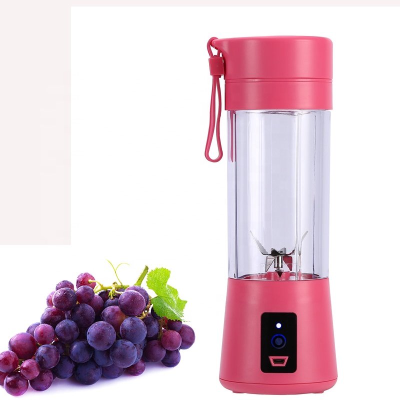 USB juicer mixer Portable Juicer Blender 380ml ROCA Household Fruit Mixer Six Blades Rechargeable Fruit Mixing