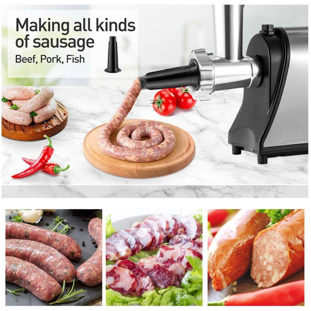 Meat Grinder hot sell 2025 Kitchen Heavy Duty Stainless Steel Electric Professional/Chicken Slicer High Efficiency Home Kitchen
