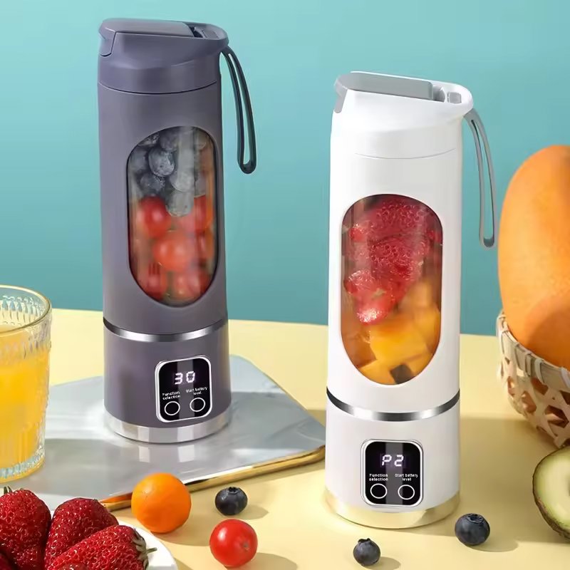 500ml Portable Electric Fruit Juicer USB Rechargeable Machine Sports Mini Bottle Juicing Blender