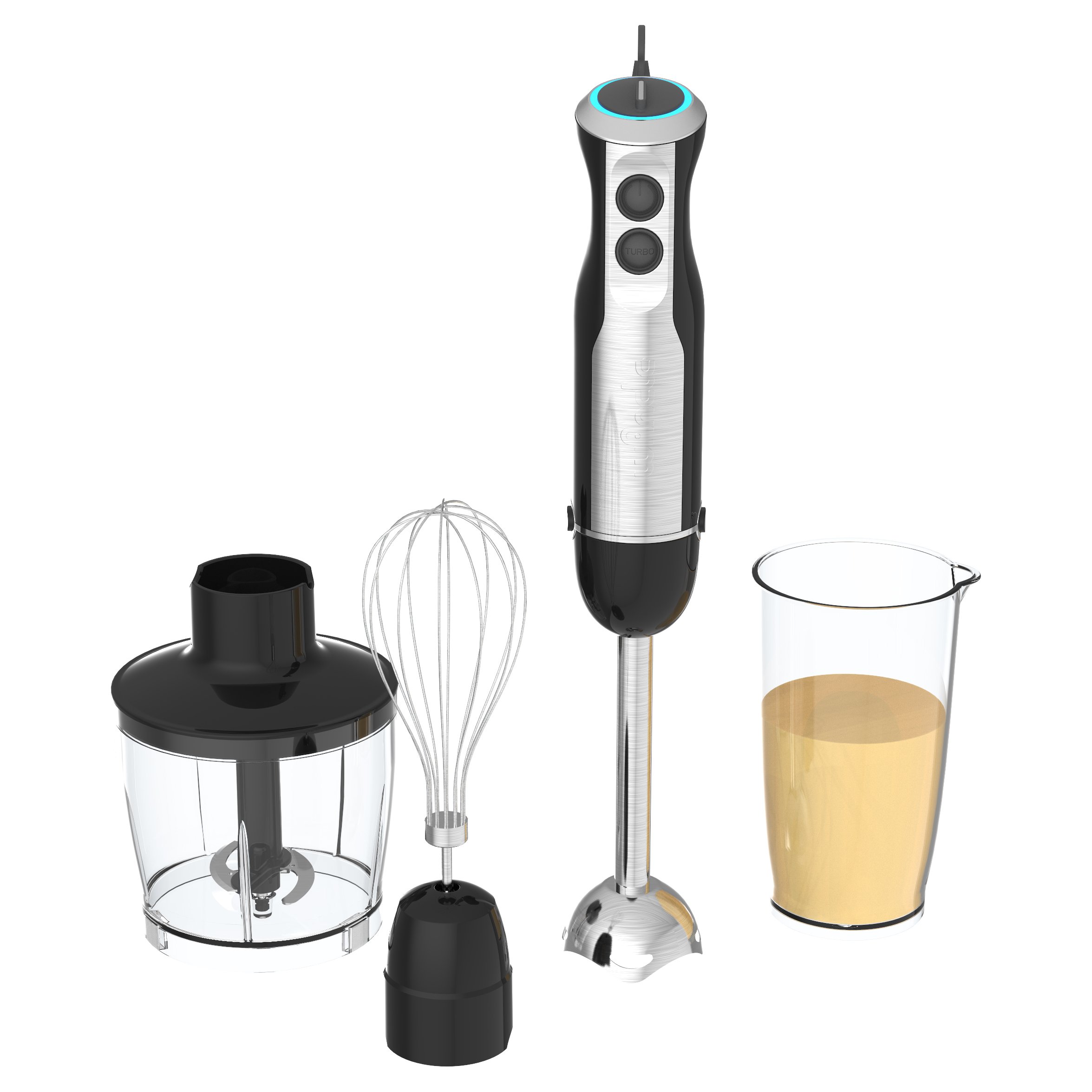 All in 1 Household Appliances Stainless steel Hand Blender with kitchen accessories 2024 Electric Immersion Blender Hand Mixer