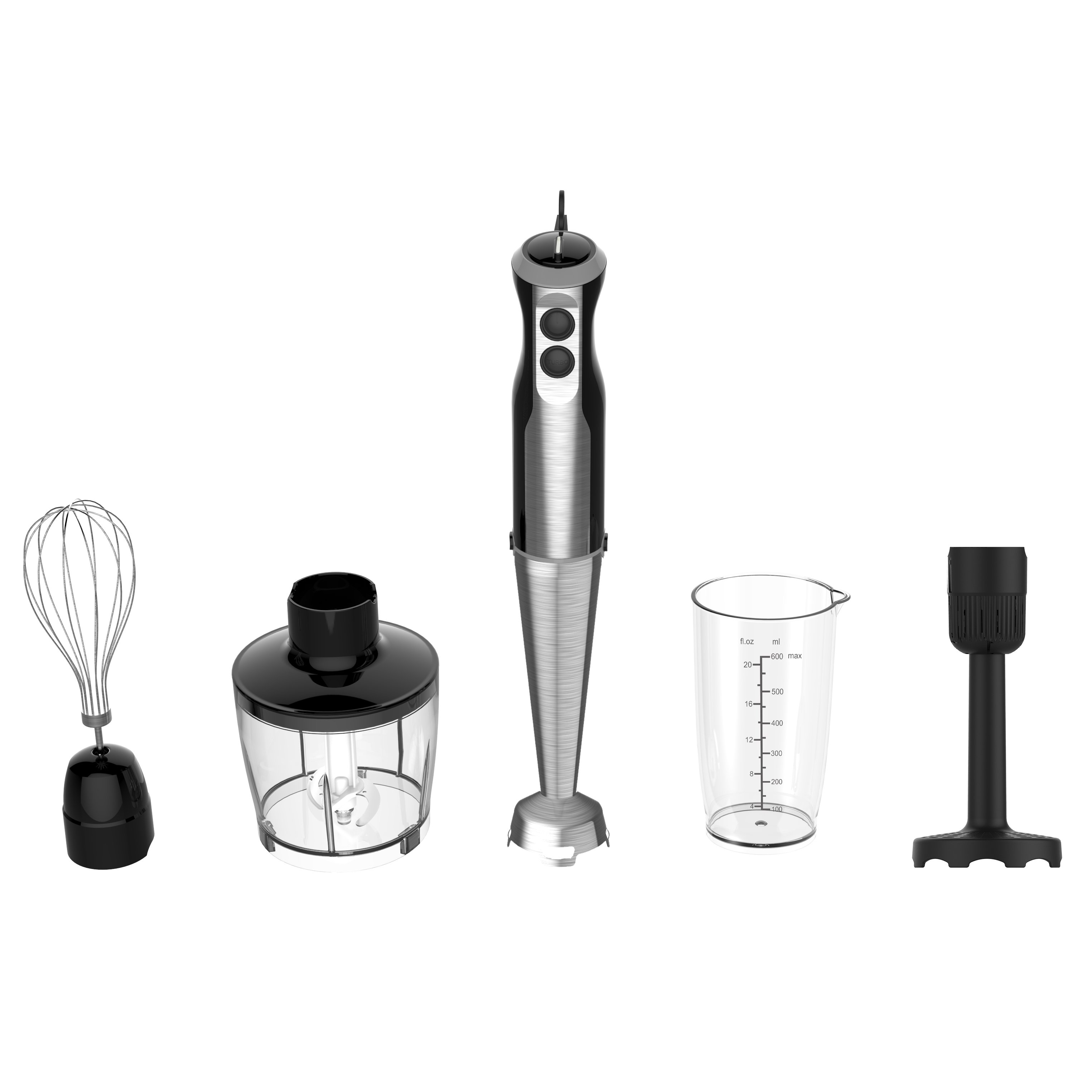 All in 1 Household Appliances Stainless steel Hand Blender with kitchen accessories 2024 Electric Immersion Blender Hand Mixer