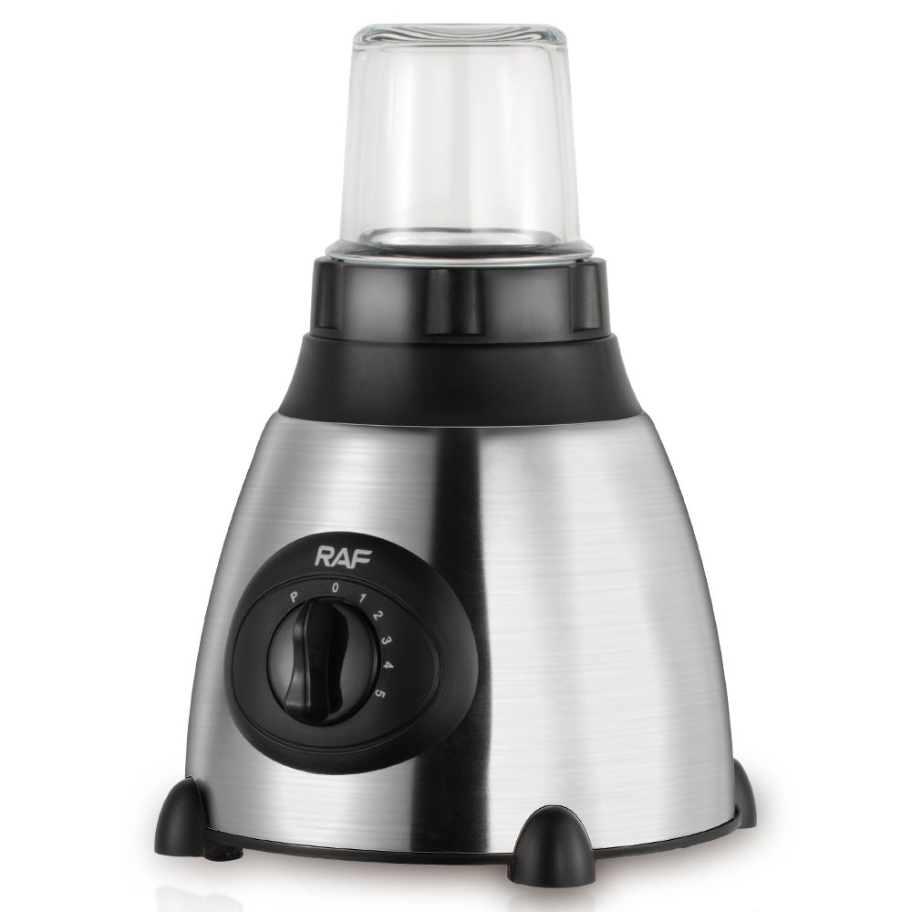 RAF 1000W Hot Sale Home Glasses Blender Glass Fresh Juicer Smoothie Blender With Glass Double Jar