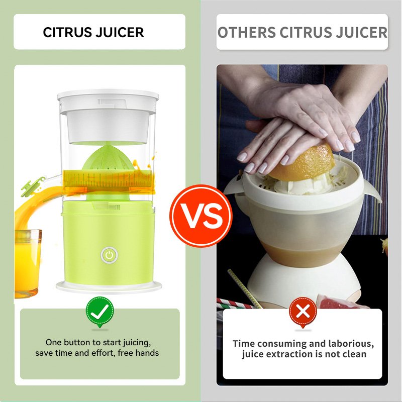 OEM Factory Price Portable USB Rechargeable 3 in 1Press Blender Citrus Juicer Electric