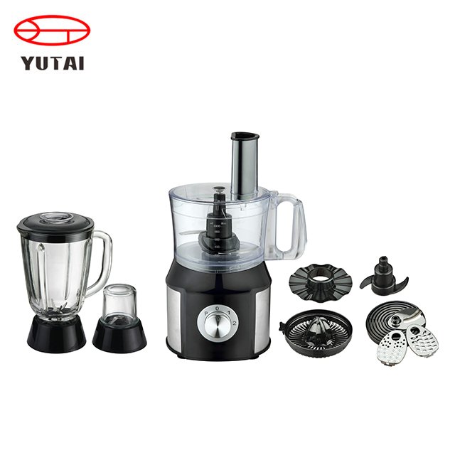 Chopper, Blender, Mixer, Citrus Juicer, Grinder, Dough Maker, Shredder, Slicer, 10 in 1 500W Multifunctional Food Processor