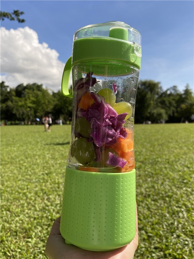 First Piece Special Price 7.4v portable usb fruit juicer 380ml rechargeable mini vegetable blender 230w juice mixer grinder cup
