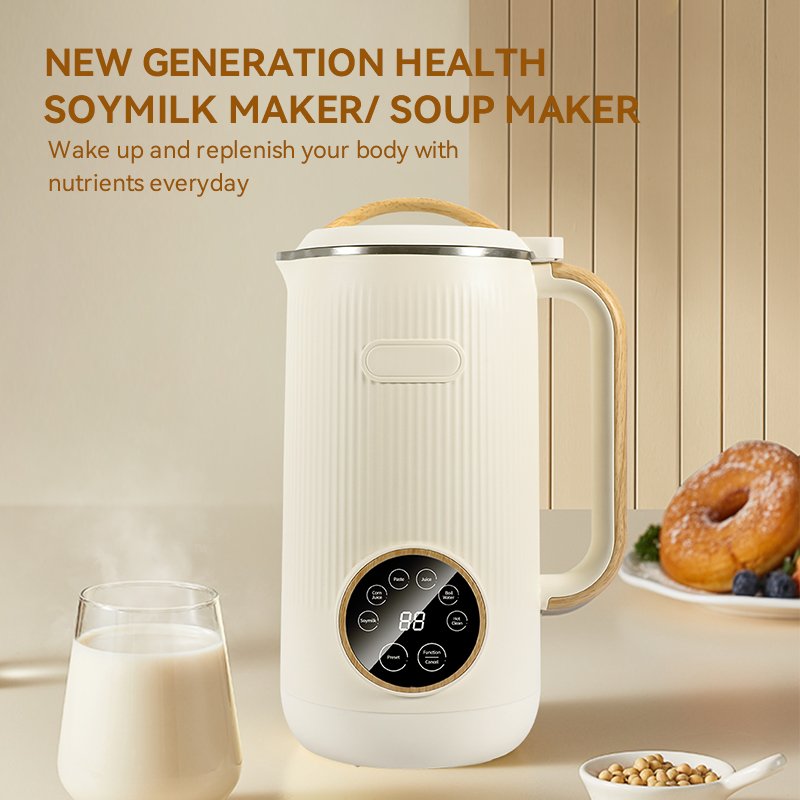 600ML Mini soup cooker heating blender Soybean machine soymilk plant based vagan nut milk maker automatic soy Milk Maker