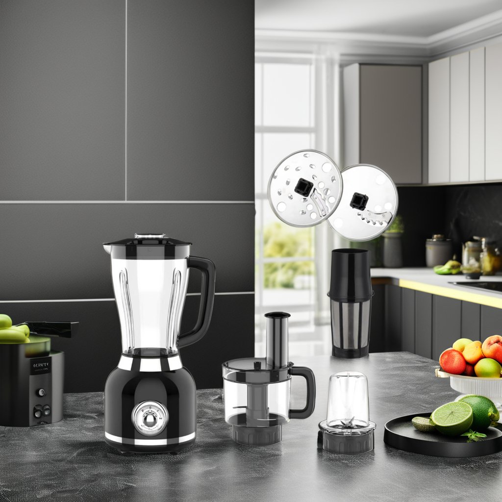 Multifunctional Special Design 2 Speeds 450W 1.5L PC Unbroken Jar Electric Blender Table Blender Chopper Blender