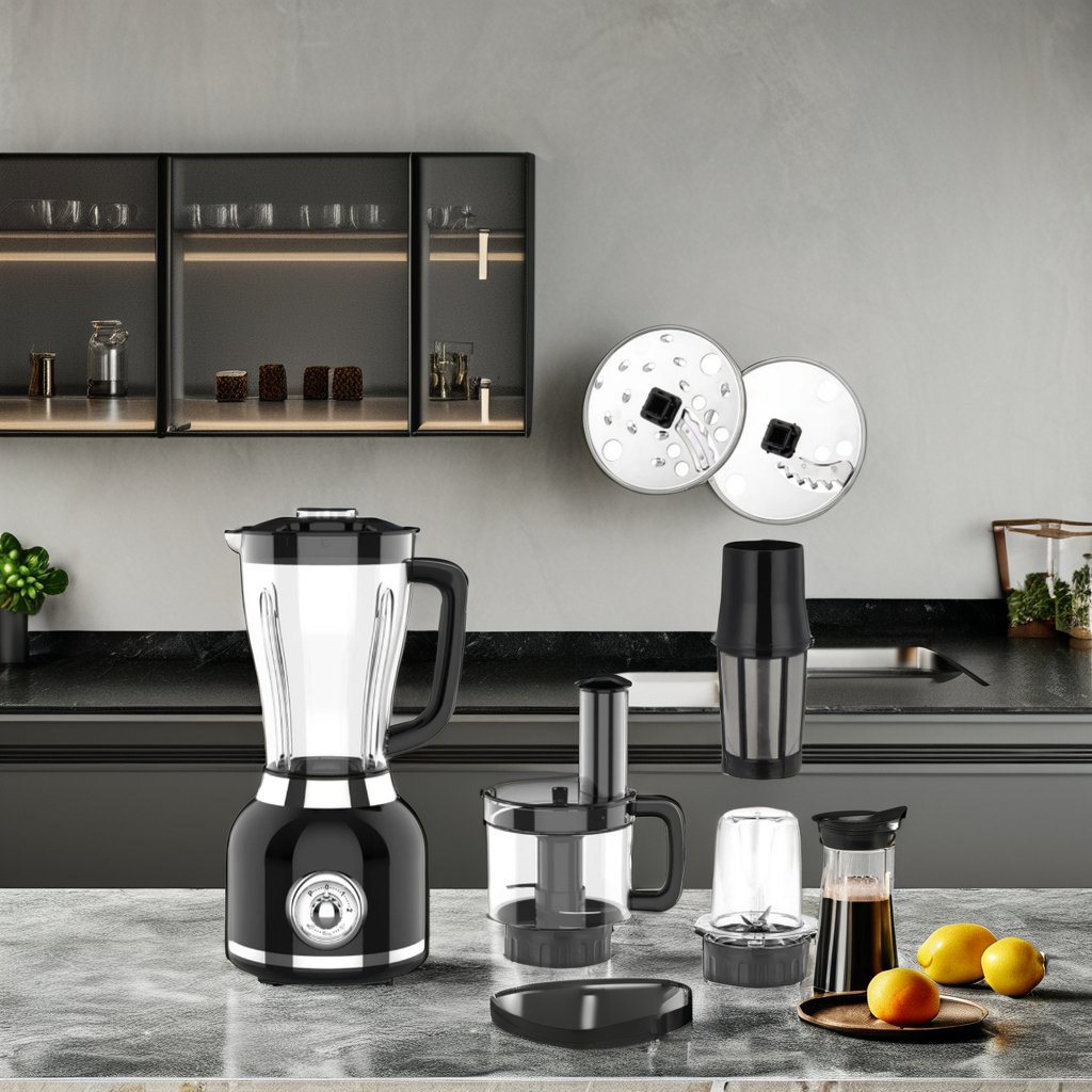 Multifunctional Special Design 2 Speeds 450W 1.5L PC Unbroken Jar Electric Blender Table Blender Chopper Blender