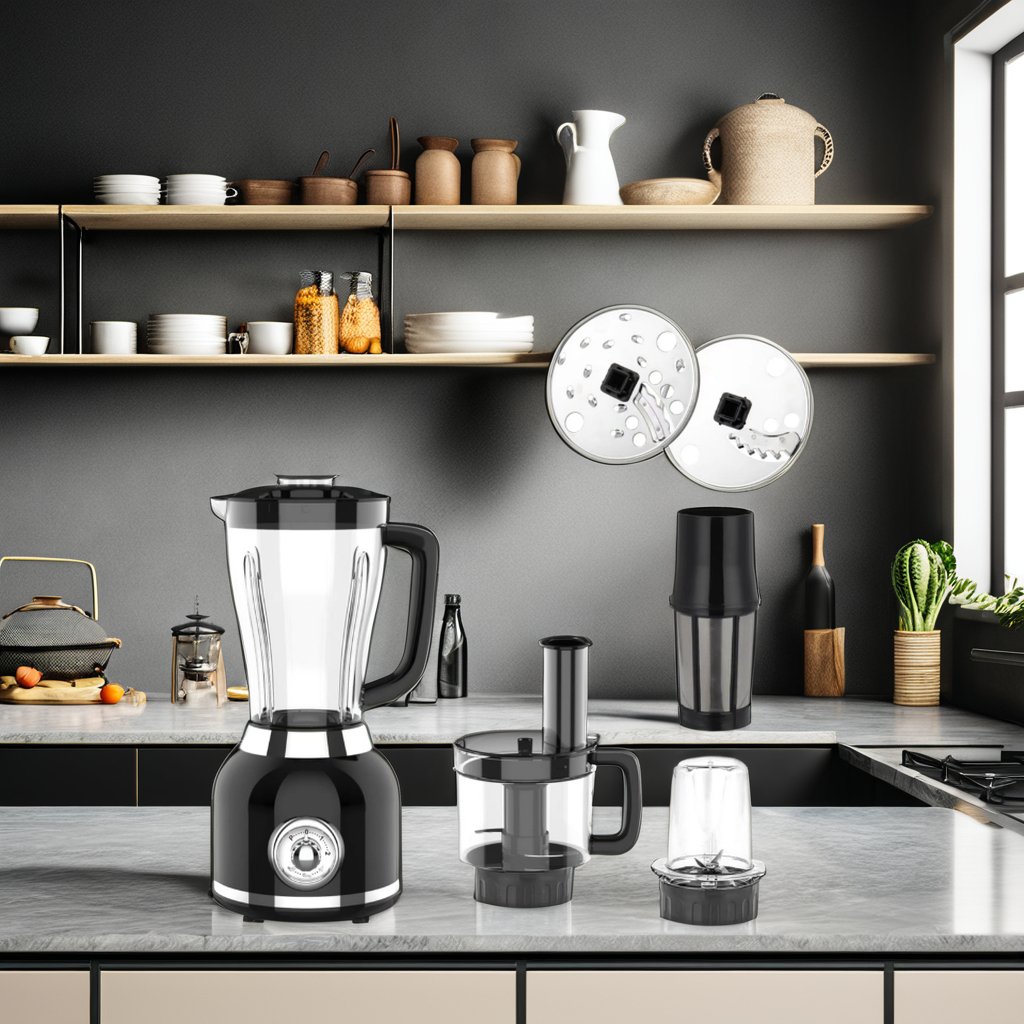 Multifunctional Special Design 2 Speeds 450W 1.5L PC Unbroken Jar Electric Blender Table Blender Chopper Blender