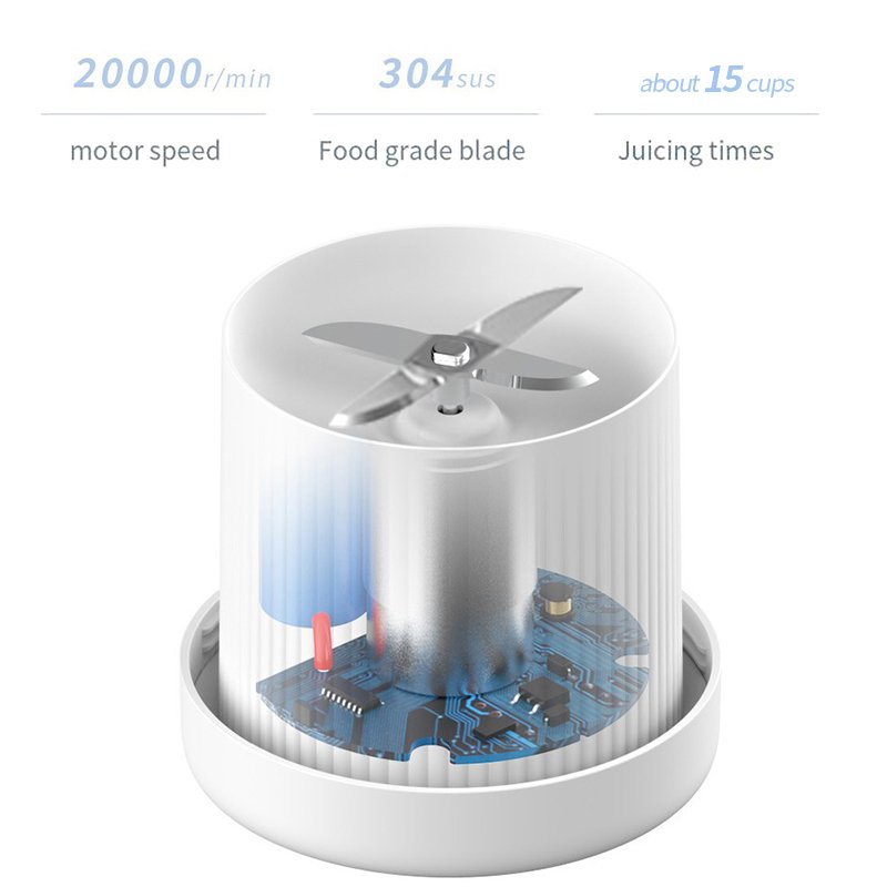 Portable Electric Fruit Juicer Blender USB Rechargeable Mini Portable Juicer